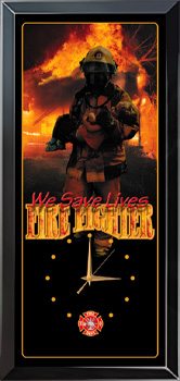 Fire Fighter / We Save Lives - Jebco Clock