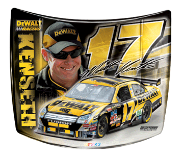 Matt Kenseth #17 Dewalt - 1/2 hood