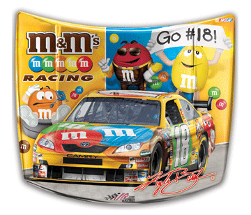 Kyle Busch #18 M&M's Racing - 1/2 Hood