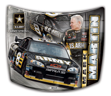 Mark Martin #8 U.S. Army - 1/2 Hood