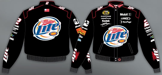 #2 Kurt Busch '06 Miller Lite - Jacket (Black)