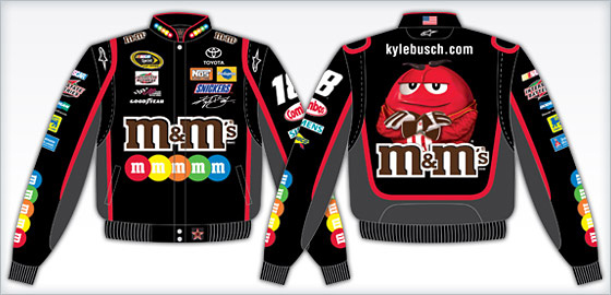#18 Kyle Busch '09 M&M's / Black - Jacket