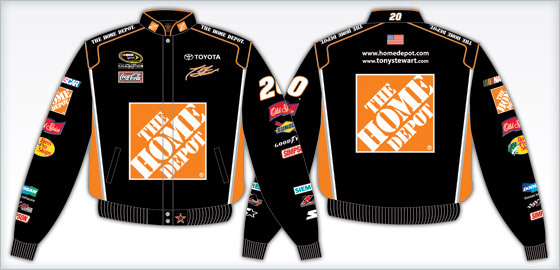 #20 Tony Stewart '08 Home Depot / Black - Jacket