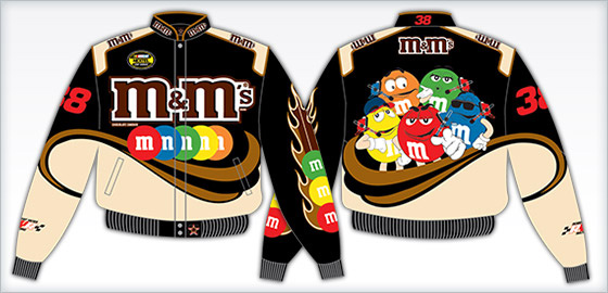 #38 David Gilliland '07 M&Ms Flames - JH Jacket
