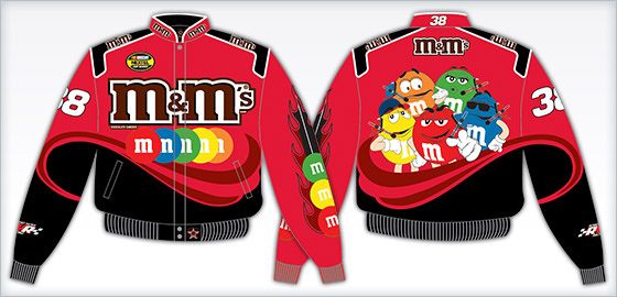 #38 David Gilliland '07 M&M's Flames / Red - JH Jacket
