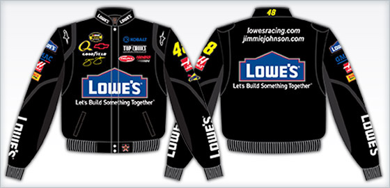 #48 Jimmie Johnson '07 Lowes / Black - JH Jacket