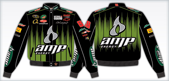#88 Dale Earnhardt Jr '08 Amp / Black / Green - Jacket