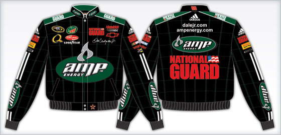 #88 Dale Earnhardt Jr / Amp Energy - Black NASCAR Uniform Jacket