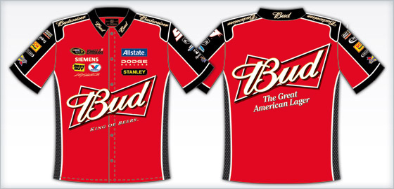 #9 Kasey Kahne - Budweiser Pit Shirt