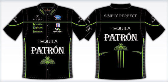 #9 Scott Sharp - Patron Tequila Pit Crew Shirt