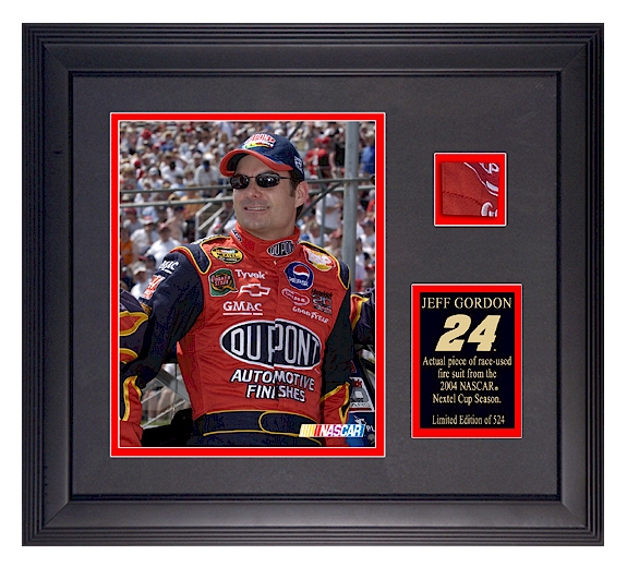 Jeff Gordon '04 Framed Firesuit