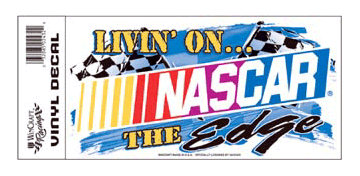 NASCAR / Livin' on the Edge - Vinyl Decal