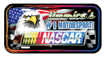 NASCAR #1 Motorsport - License Plate