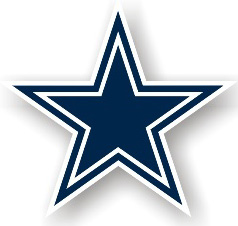 Dallas Cowboys 12" NFL Vinyl Magnet