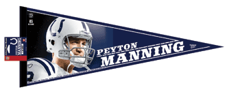 Peyton Manning / Indianapolis Colts - NFL Player Pennant