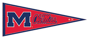 University of Mississippi / Ole Miss - Pennant