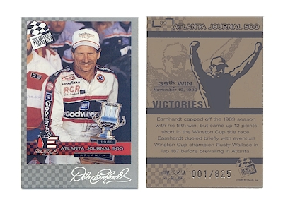 Dale Earnhardt Victories '05 Press Pass - 39th Win #001