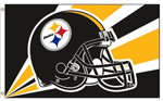 Pittsburgh Steelers - NFL Helmet Design Flag