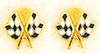 Small Checkered Flag - Post Earrings