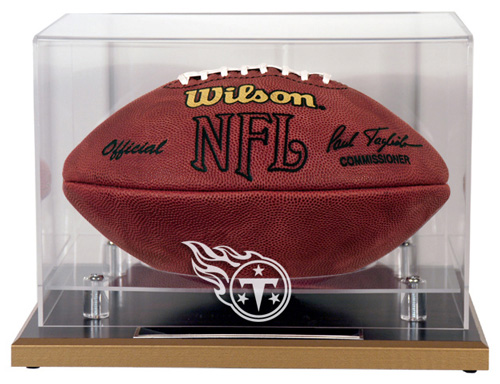 Tennessee Titans - Oak Base NFL Football Display Case