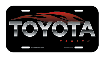 Toyota Racing - License Plate
