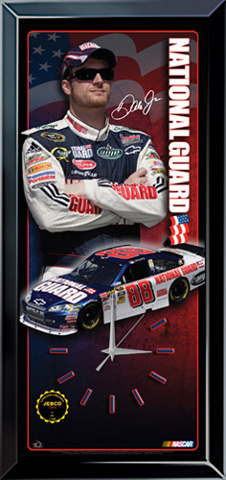 Dale Earnhardt Jr #88 National Guard - Jebco Clock