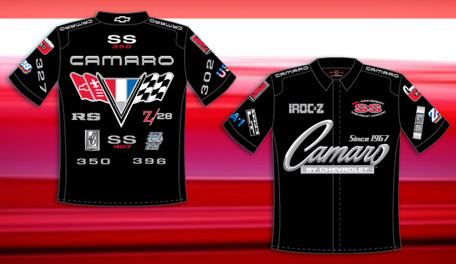 Camaro by Chevrolet - Adult Pit Crew Shirt