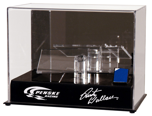 Rusty Wallace - Diecast Display Case w/ Race Used Sheet Metal