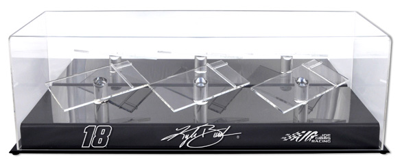 Kyle Busch 3-Car #18 Diecast Display Case
