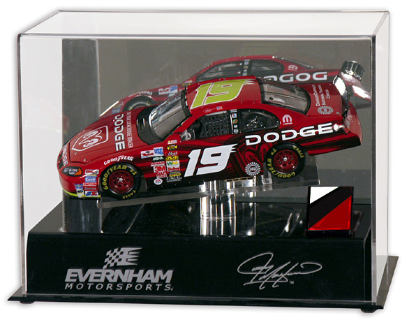 Jeremy Mayfield - Diecast Display Case w/ Race Used Sheet Metal