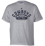 Dallas Cowboys - NFL Grey Gym Issue Tee