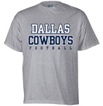 Dallas Cowboys - NFL Grey Practice Tee