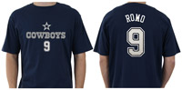#9 Tony Romo - Dallas Cowboys NFL Scrimmage Gear Tee