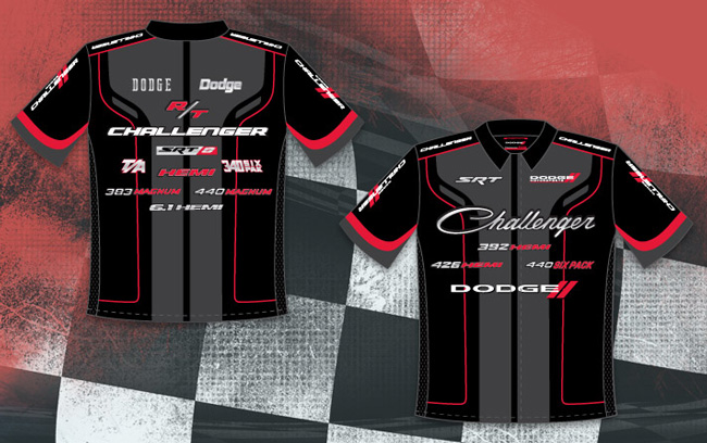 Dodge Challenger - Adult Pit Crew Shirt