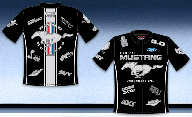 Ford mustang pit crew shirt