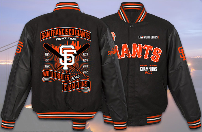 San Francisco Giants 2014 World Series Champions - Wool Reversible Jacket