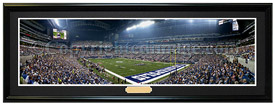 Indianapolis Colts / Inaugural Game at Lucas Oil Field - NFL Framed Panoramic