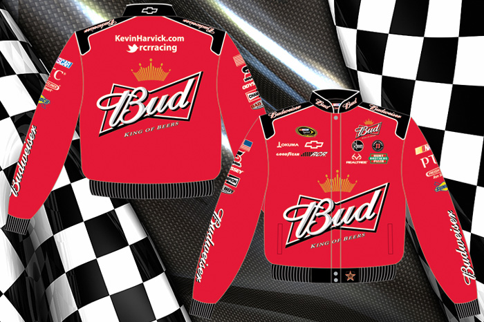#29 Kevin Harvick '12 Budweiser - NASCAR Uniform Jacket