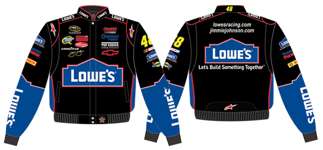 #48 Jimmie Johnson '10 Lowe's - NASCAR Uniform Jacket