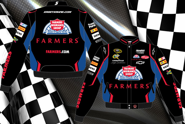 #5 Kasey Kahne '12 Farmers Insurance - NASCAR Uniform Jacket