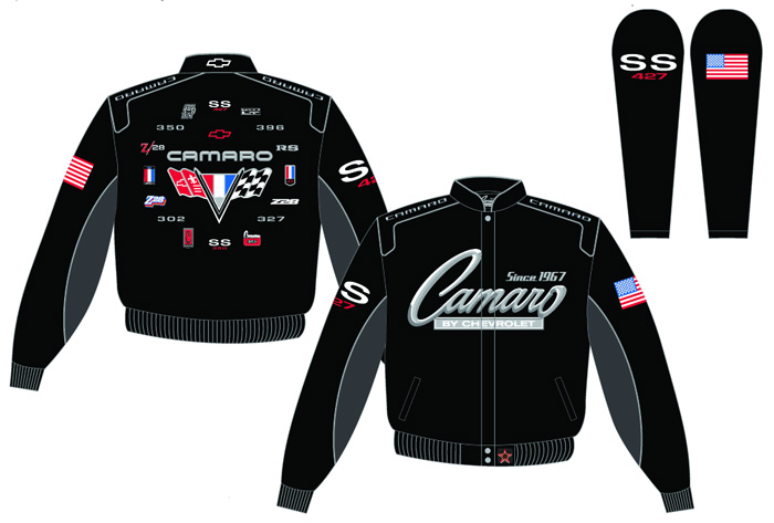Camaro Collage - Adult Twill Jacket