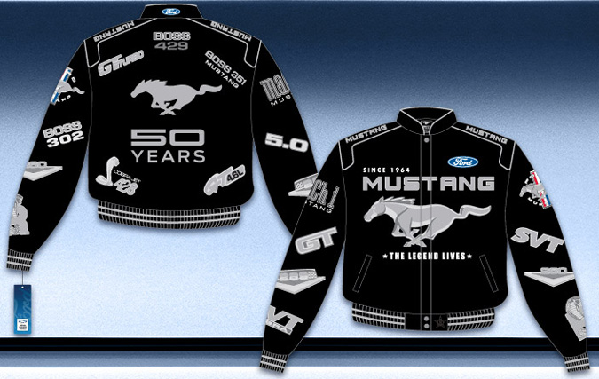 Ford Mustang 50th Anniversary - Adult Twill Jacket
