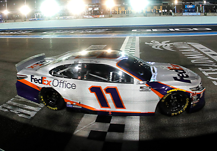 2020 Denny Hamlin #11 FedEx Office - Homestead Win / Raced 1/24 Diecast