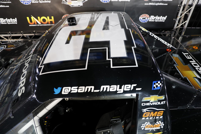 Autographed 2020 Action Sam Mayer #24 Armour Guard Bristol Win Truck 1/24 