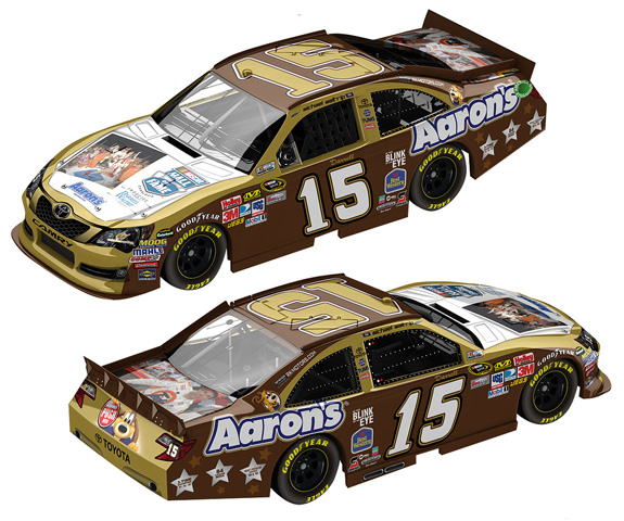 2011 Michael Waltrip #15 Aaron's - Darrell Waltrip Tribute 1/24 Diecast
