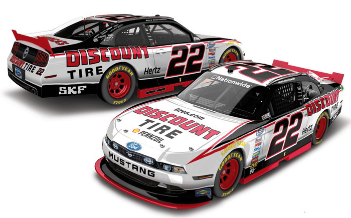 2014 Brad Keselowski #22 Discount Tire 1/64 Diecast