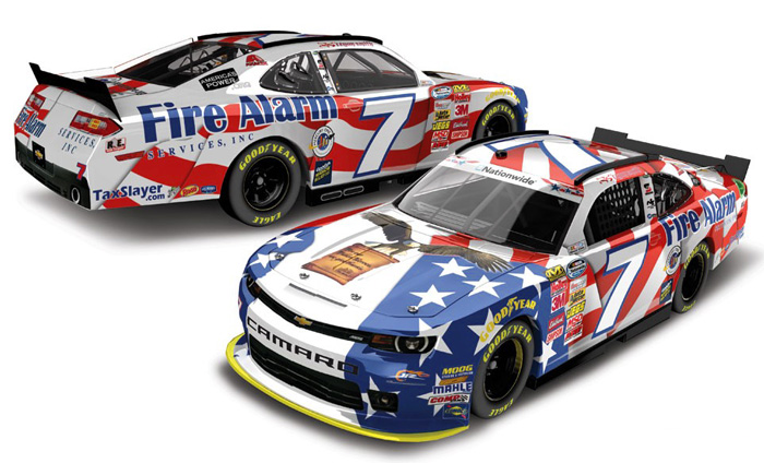 2013 Regan Smith #7 TaxSlayer - American Salute 1/64 Diecast