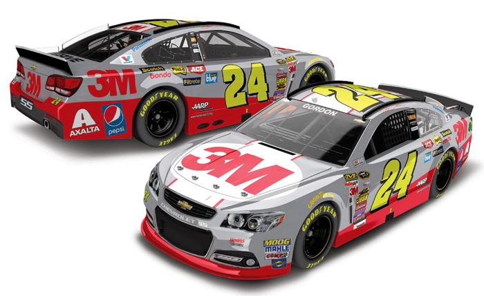 2015 Jeff Gordon #24 3M NASCAR 1/24 Diecast