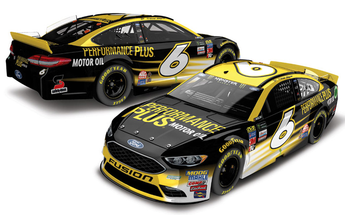 2017 Trevor Bayne #6 Performance Plus Motor Oil 1/64 Diecast
