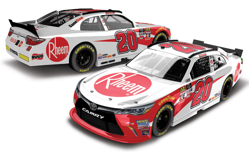 2018 Christopher Bell #20 Rheem 1/24 Diecast